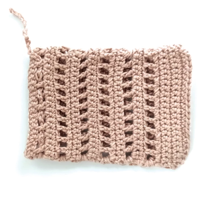 Horgolt szappanzsák - háncs