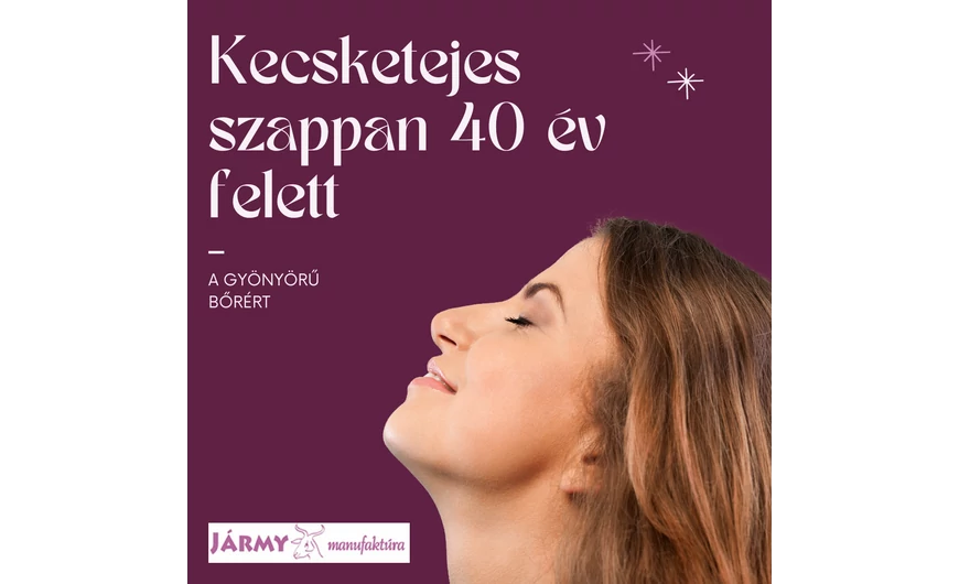 Kecsketejes szappan 40 év felett