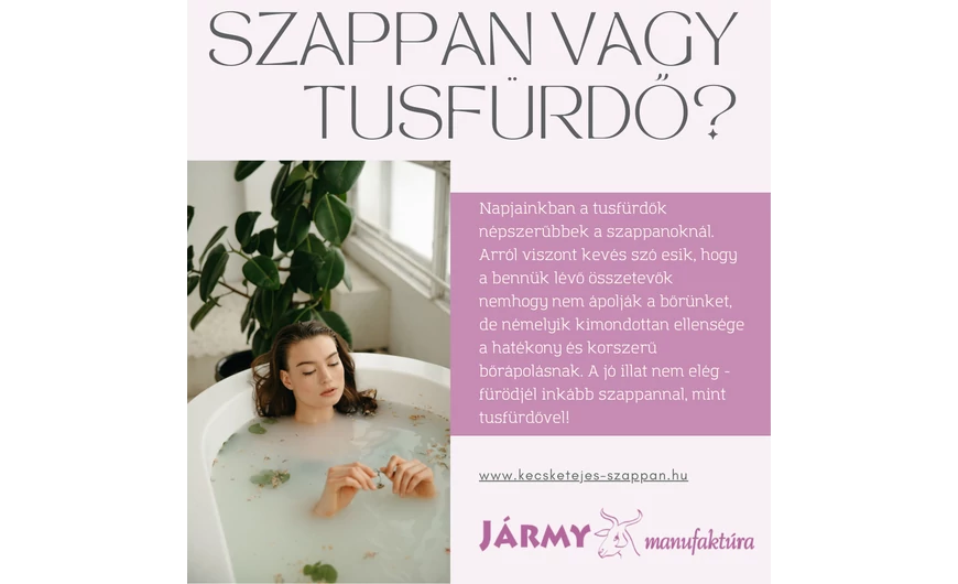 Tusfürdő vagy szappan